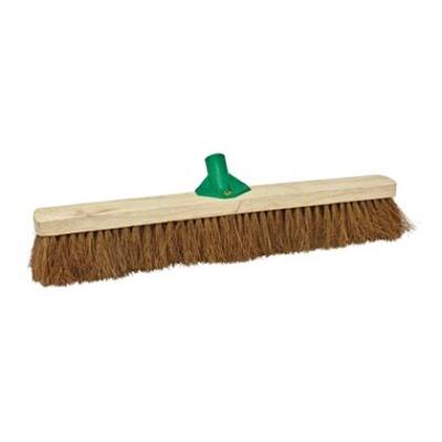 Coconut broom with broom handl