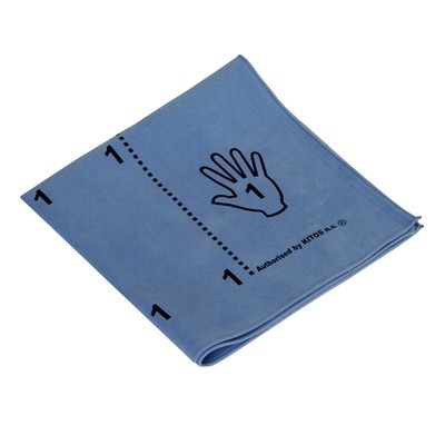 Lavette microfibres Greenspeed Topswipe avec impression de la technique de pliage - 40 x 40 cm - BLEU