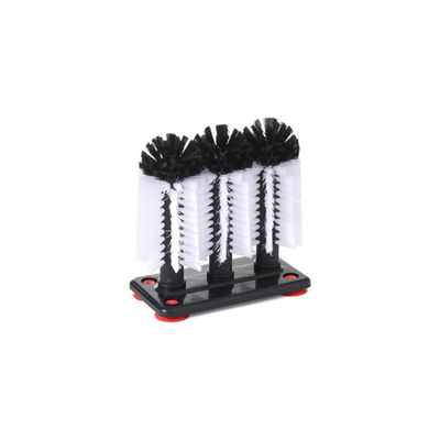 Brosse rince-verre 3 brosses 