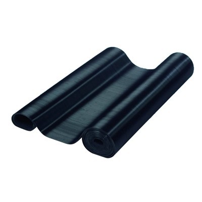 3 mm ribbed rubber mat - 1.2 m wide, 10 m roll