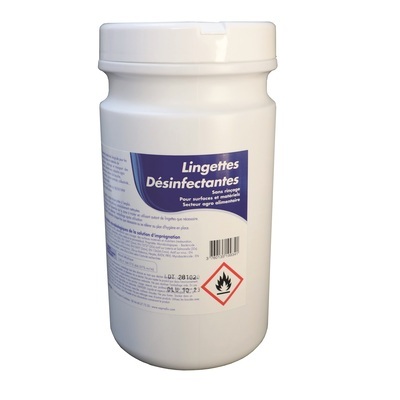 Lingettes Agro Alimentaires pour surfaces - Pot van 200