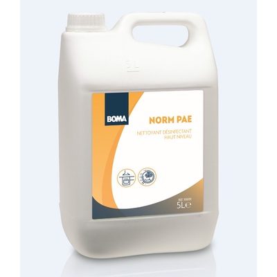 Norm PAE - Nettoyant désinfectant sols et surfaces (5 normes) - 5L (Ce produit est un produit biocide affecté au circuit restreint, FR: 68118, LUX: 138/24/L)