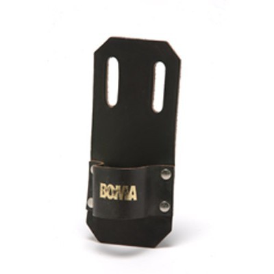 Flat squeegee holder for window cleaning belt