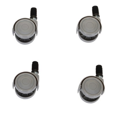Set of 4 casters for 20 l rect