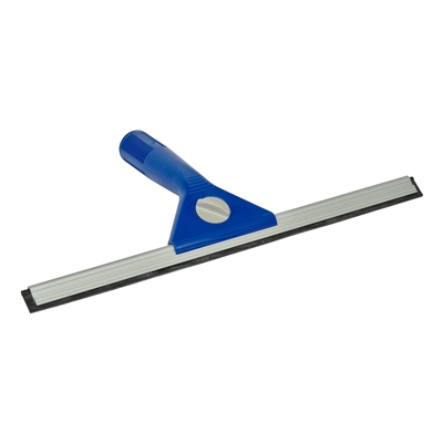 Household window squeegee with replaceable rubber and aluminium holder - 35 cm