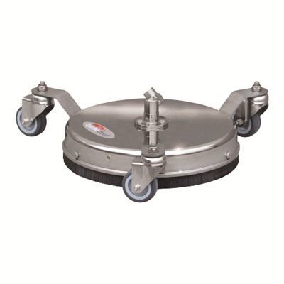 Oppervlaktereiniger dia 30cm inox 275bar - exclusief sproeiers en koppeling