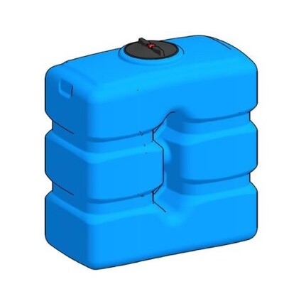 1000L tank met slang/pistool