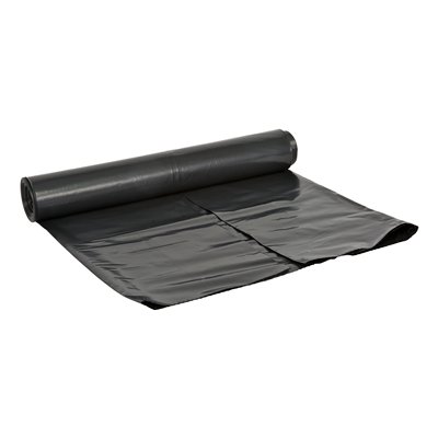 LD zak - 80 x 110 cm - T80 - 140 l - ZWART - rol 10 stuks