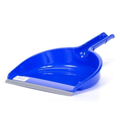 Pelle à poussière plast. BLEUE