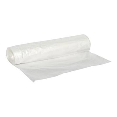 LD zak - 80 x 110 cm - T32 - 130 l - TRANSPARANT - rol 25 stuks