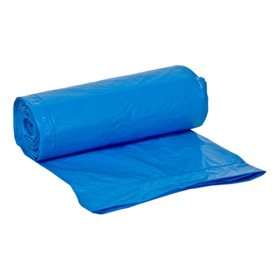 HD zak met trekbandsluiting - 70 x 110 cm - T25 - 115 l - BLAUW - rol 25 stuks