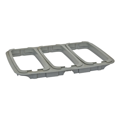 Click-in adapter for single bag holder - 1/3-1/3-1/3 ratio