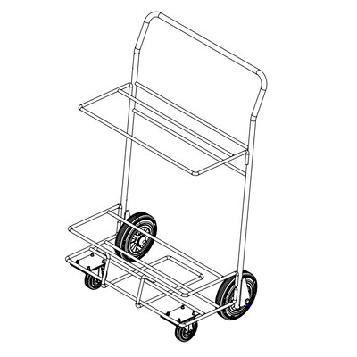 Chariot BOMA Ø100 roues avant