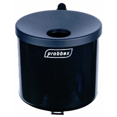 Cendrier mural rond - 1,5 l - NOIR