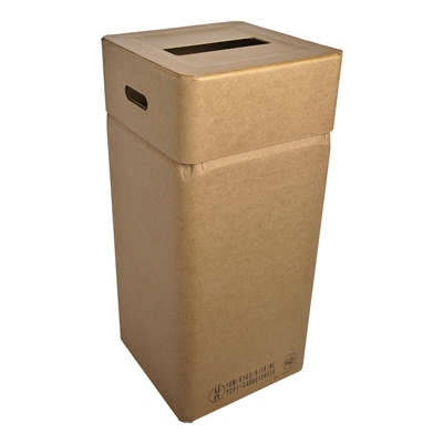 Bomabin Select Cardboard - 110 l - deksel rechthoekige inworpopening