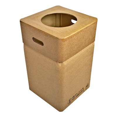 Bomabin Select Cardboard - 82 l - deksel grote ronde inworpopening
