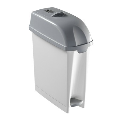 Damesverbandcontainer- 17 l - WIT/GRIJS