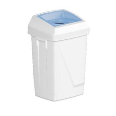 Bomabin Select Fit - 50 l - WHITE - lid round BLUE