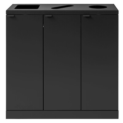 Bomabin Select Bica - 3 x 65 l - NOIR - ouvert/fente/ronde