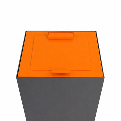 Couvercle fermé pour Bomabin Select Modus - 90 l - ORANGE