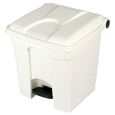 Bomabin Select Pedal Classic - 30 l - WHITE - lid WHITE