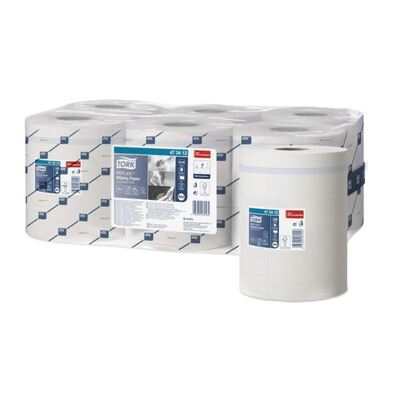 Tork Reflex Wiping paper - 1 ply - 114 m 19.4 cm - WHITE - 6 rolls - 473412