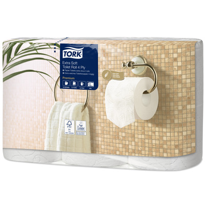 Tork Prem trad. Toiletpap 4-lg