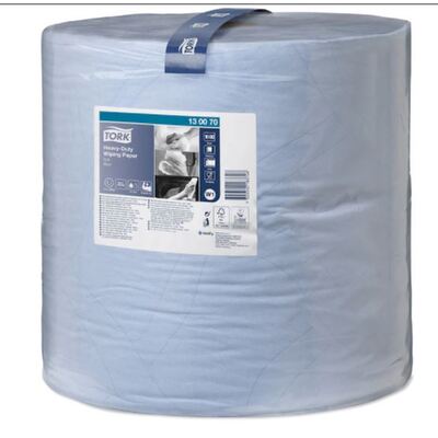 Tork Advanced Wiper 430 Blue performance Roll 2ply 340m x 37cm 1pc - 130070
