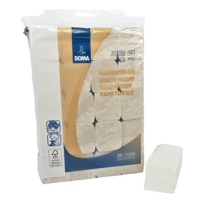 Essuie-m SF 23x24 BLA 4000
