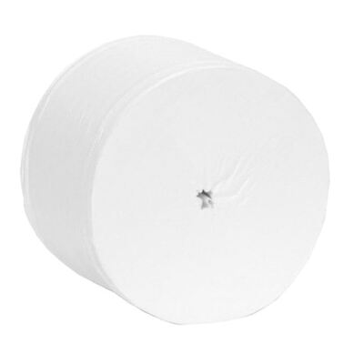Classic toilet paper without tube (coreless) - recycled tissue - 2 ply - 94.5 m / 900 sheets - WHITE - 36 rolls