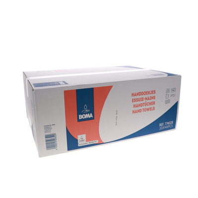 Multifold handdoekjes - zuiver tissue - 2 laags - 32 x 22 cm - WIT - 2860 stuks (20x143)