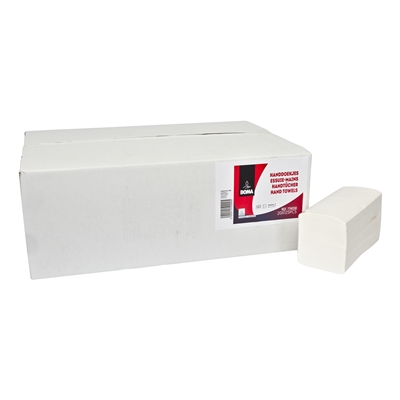 Singlefold handdoekjes - zuiver tissue - 3 laags - 32 x 22 cm - WIT - 2500 stuks (20x125)