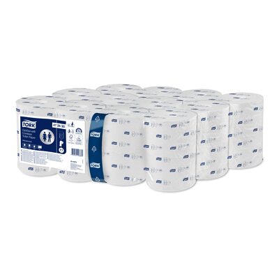 Tork Advanced Mid-Size hulsloos toiletpapier - 2 laags - 94,3 m x 9,3 cm - 24 rollen - 820 vel - WIT - 472630