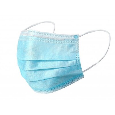 Masque buccal médical type IIR - 50 pièces