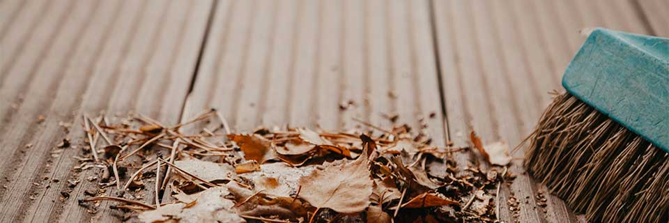 The right equipment for a clean patio