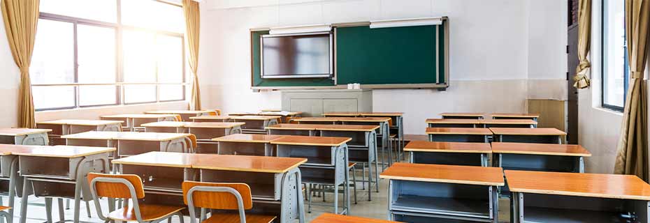 Simple and efficient interior cleaning in your classroom