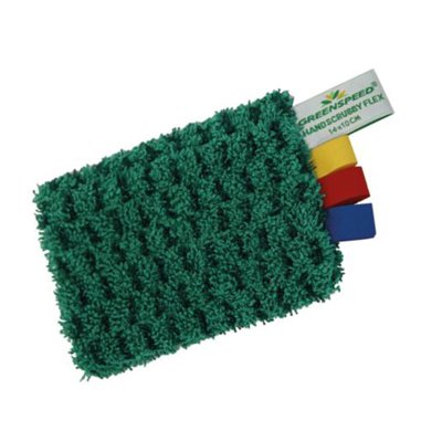 114511: Greenspeed Handscrubby Flex - 14 x 10 cm - VERT