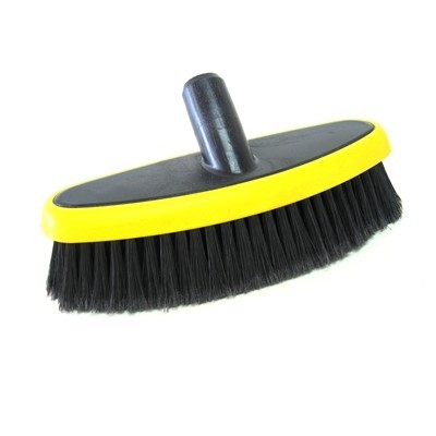 170325: Brosse  eau industrie - 25 cm - NOIR/JAUNE