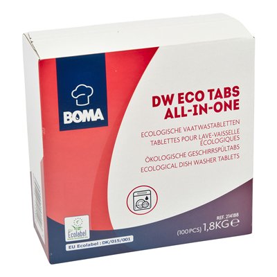 214188: DW Eco Tabs All In One tablettes lave-vaisselle - 1,8 kg - 100 pices