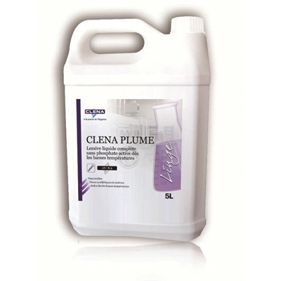 300253: CLENA Plume liquide - lessive liquide basse température - 5 l