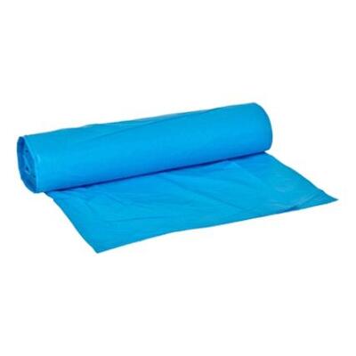 752263: Sac HD - 90 x 120 cm - T40 - 195 l - BLEU - rouleau 20 pièces