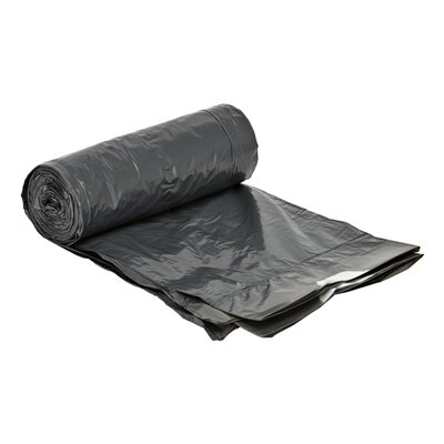 625098: Sacs avec lien de fermeture pour poubelle/conteneur hyginique 10 l - GRIS - rouleau 25 pices