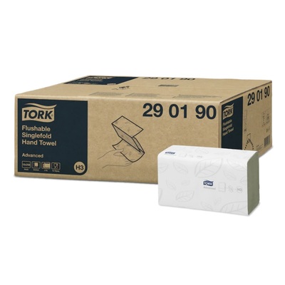 771100: Tork Advanced essui-mains - ZZ - 2 plis - 23 cm x 23 cm - 15 x 250 pices - 290190